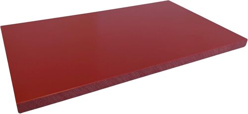 Planche À Découper En Plastique Gn 300 X 500 X 20 Mm Polyéthylène / Polypropylène Pp Rouge