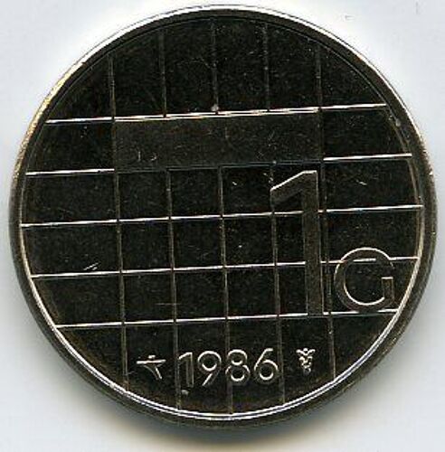 Pays-Bas 1 Gulden 1986