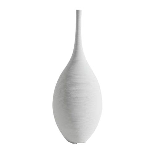 Blanc B - Vase à fleurs Zen moderne fait à la main, grand bourgeon en céramique, Vase à fleurs sèches, Vases en poterie pour décoration de bureau et de maison