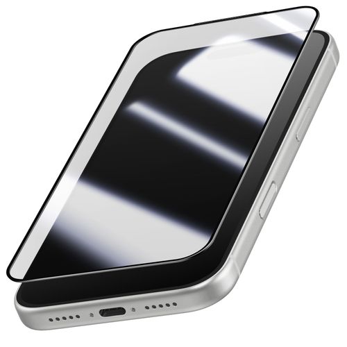 Protection d'Écran pour iPhone 17 Pro Max Full Glue avec Bords Biseautés Transparent