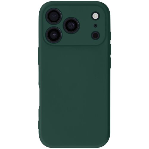 Coque pour iPhone 17 Pro Soft-Touch en Silicone Série Fast Cover Vert sapin