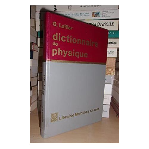Dictionnaire De Physique