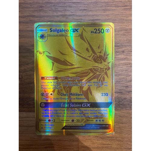 Carte Pokémon Solgaleo Gx Fr