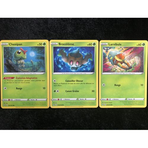 Clash Des Rebelles - Chenipan (01) + Brocelôme (14) + Larvibule (16/192)