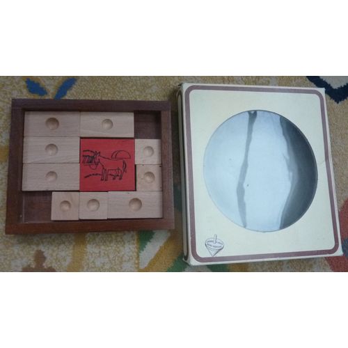 Jouet En Bois , Casse Tête : L'âne Rouge De Chez L'arbre À Jouer 39260 Vouglans - Jura -