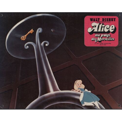 Alice Au Pays Des Merveilles - Alice In Wonderland - Walt Disney : Photo Plastifiée D'exploitation Cinématographique - Format 23,5x29,5 Cm - De Hamilton Luske, Wilfred Jackson & Clyde Geronomi - 1951