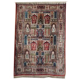 Magnifique Tapis D'orient En Soie (Avec Certificat)