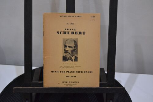 N° 1044 Franz Schubert Music For Piano Four Hands Nes. 23-26