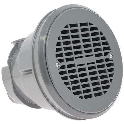 Pièce à sceller piscine - Bonde de fond liner parker - modèle Norm - Grille plate - Gris de AstralPool