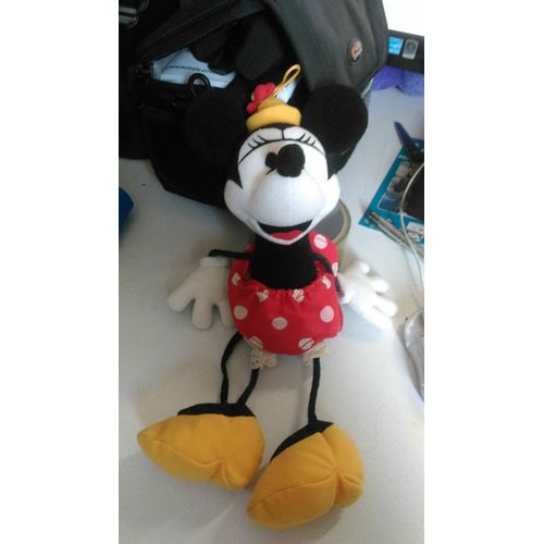 Minnie Peluche Chapeau Jaune Collection 30 Cm