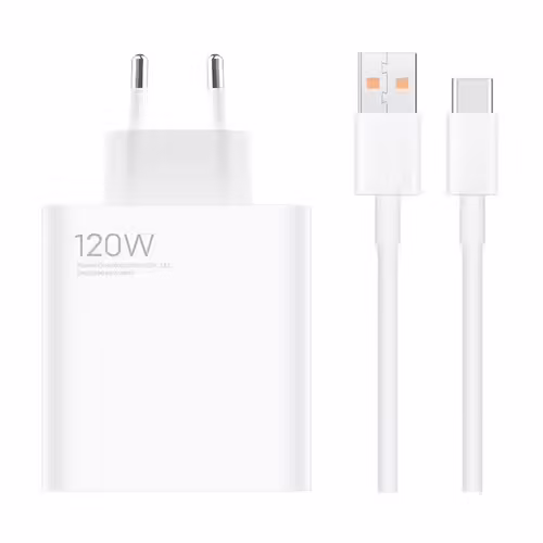 Chargeur Xiaomi 120W + Câble USB C - Officiel