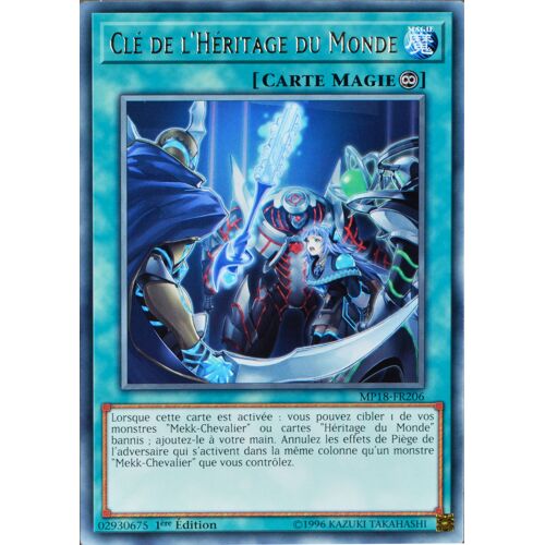 Carte Yu-Gi-Oh Mp18-Fr206 Clé De L'héritage Du Monde Neuf Fr