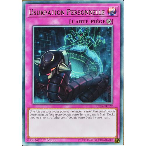Carte Yu-Gi-Oh Cibr-Fr072 Usurpation Personnelle Neuf Fr