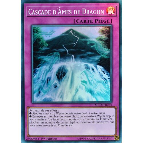 Carte Yu-Gi-Oh Mp18-Fr024 Cascade D'âmes De Dragon Neuf Fr