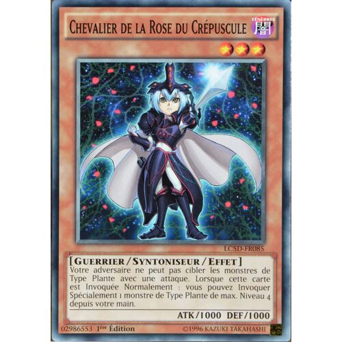 Carte Yu-Gi-Oh Lc5d-Fr085 Chevalier De La Rose Du Crépuscule Neuf Fr