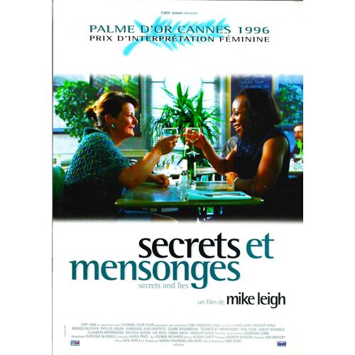 Secrets Et Mensonges, Dossier De Presse, De Mike Leigh, Avec Brenda Blethyn, Marianne Jean-Baptiste