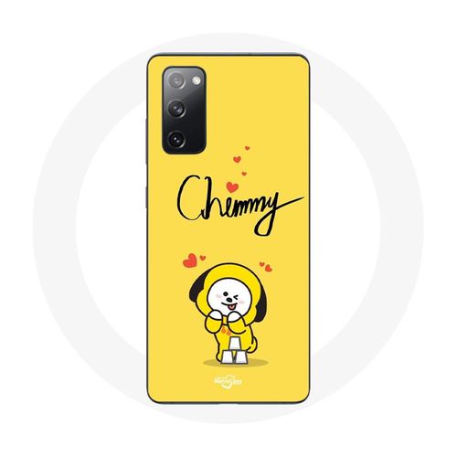 Coque Pour Samsung Galaxy S20 Fe Bts Bangtan Garçons Bt21 Chimmy Jimin Fond Jaune