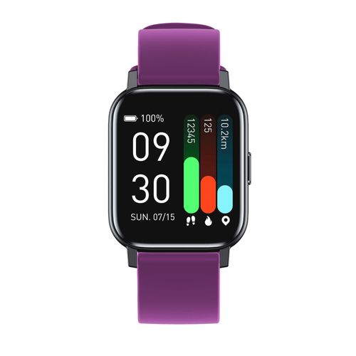Montre Connectee Femmes Homme Gts1 - Montre À Écran Tactile Full Hd Avec Fonction De Surveillance De La Santé Et Plusieurs Modes Sportifs, Avec Étanchéité - Violet