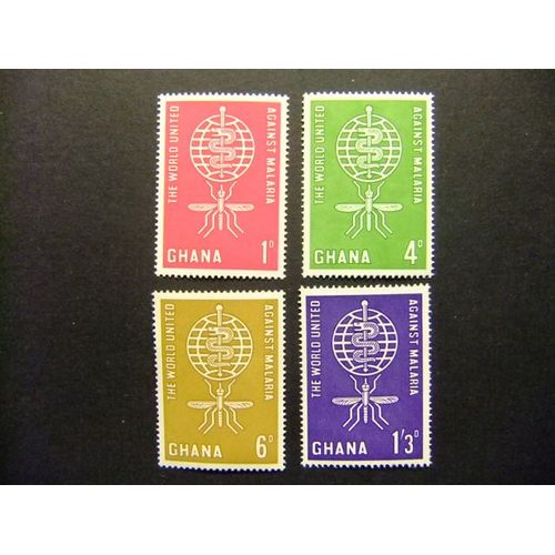 Ghana 1962 Eradication Du Paludisme - Paludismo Yvert 120 / 23 ** Mnh