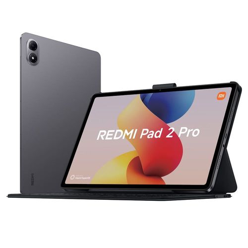 PACK TABLETTE TACTILE XIAOMI REDMI PAD 2 PRO 12,1 WIFI 128 GO GRIS + COVER CLAVIER AVEC FOURREAU