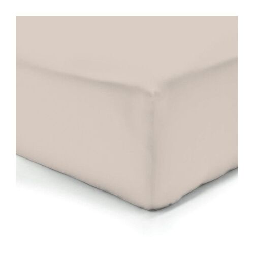 Vision Drap Housse 100% Coton - 200x200 Cm - Mastic