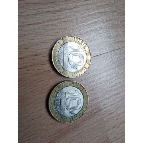 Lot De 2 Pièces De 10 Francs 1989 Et 2000