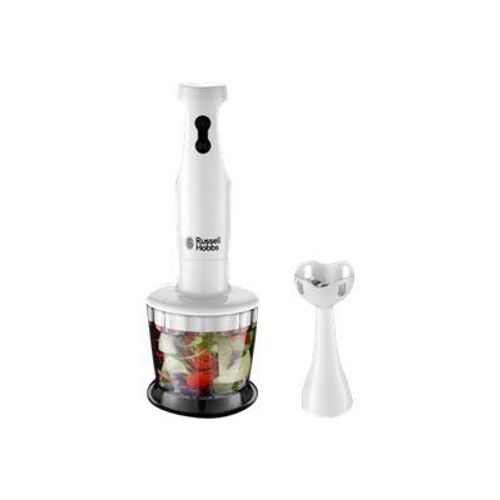 Russell Hobbs Food Collection 24600-56 2 in 1 - Mixeur à main - 250 Watt - blanc glace/noir brillant minuit