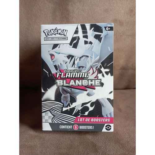 Pokémon : Lot De Boosters Écarlate Et Violet – Flamme Blanche (6 Boosters) Du Jcc Pokémon