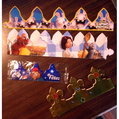 Lot De 4 Couronnes Des Rois