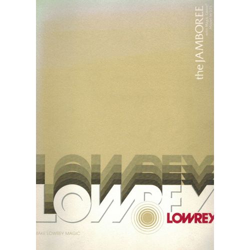 The Jamboree With Magic Genie Model M-325 Make Lowrey Magic