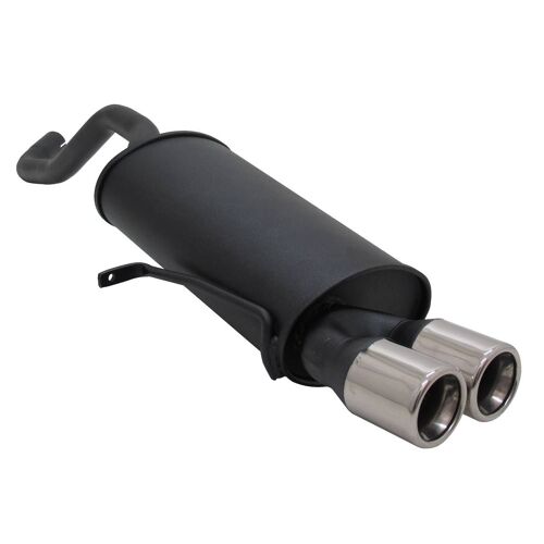 Silencieux Echappement Renault Clio Iii De 2005 A 2009 Sortie 2 X 76mm-13824828
