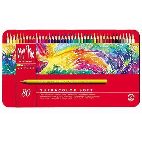 80 Crayons Supracolor Soft En Coffret Métal De Supracolor Soft