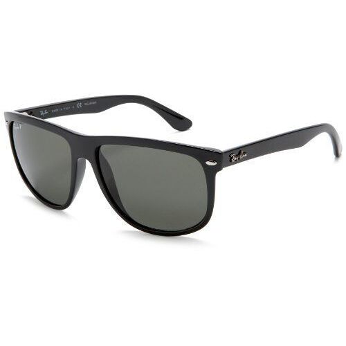Ray-Ban - Lunette De Soleil Rb4147 Rectangulaire - Homme, Black Frame/ Crystal Green Lens