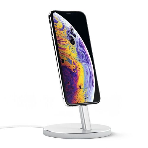 Dock Station De Charge Satechi Pour Iphone En Aluminium Silver