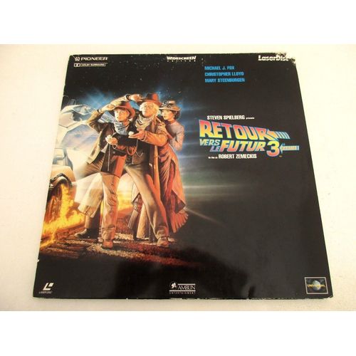 Retour Vers Le Futur 3 Ld Laserdisc France