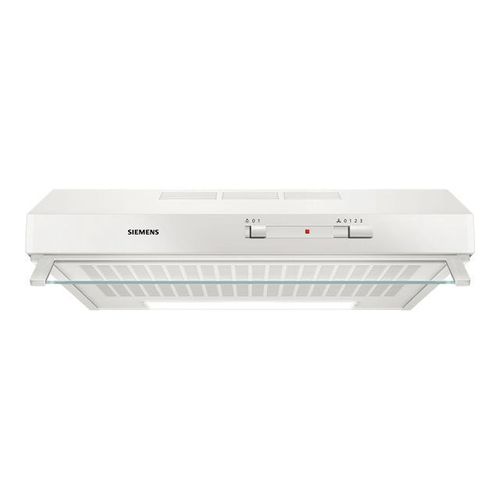 Siemens iQ100 LU62LFA21 - Hotte - standard - largeur : 60 cm - profondeur : 48.2 cm - extraction et recirculation (avec kit de recirculation supplémentaire) - blanc
