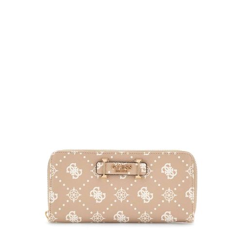 Guess Compagnon / Portefeuille Silia Slg Medium Zip Biscotti Logo GP9890146