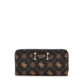 Guess Compagnon / Portefeuille Silia Slg Medium Zip Espresso Logo GP9890146