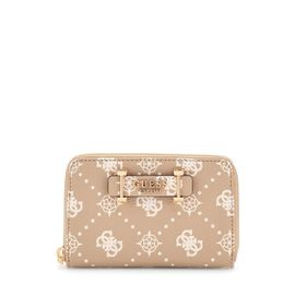 Guess Compagnon / Portefeuille Silia Slg Medium Zip Biscotti Logo GP989014