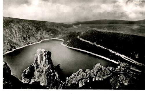 Carte Postale D' Orbey (Haut-Rhin) Le Lac Blanc Et Le Rocher Hans (Réf.2280)