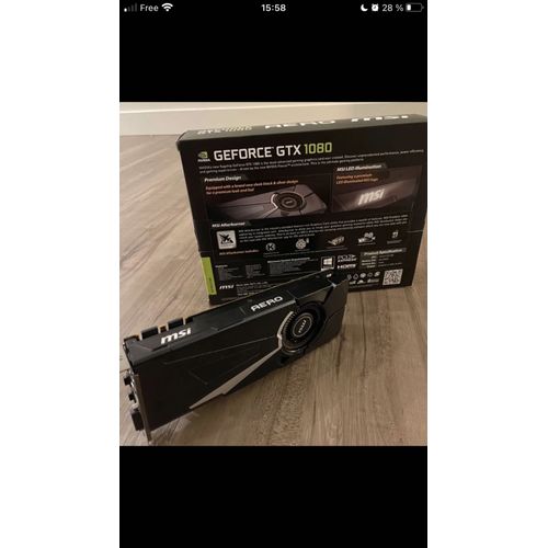 MSI GeForce GTX 1080 8GB Aero Graphics Card GPU | 1 Year Warranty, Fast Ship!
