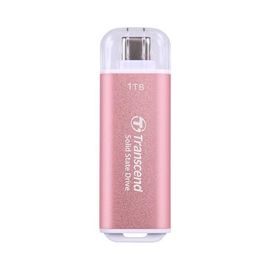 Transcend ESD300 - SSD - 1 To - externe (portable) - USB 3.2 Gen 2x1 (USB-C connecteur) - rose
