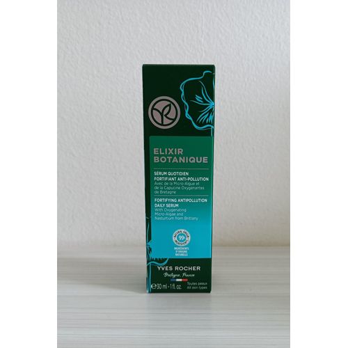 Elixir Botanique Serum Quotidien Fortifiant Anti Pollution. Yves Rocher. 30 Ml 