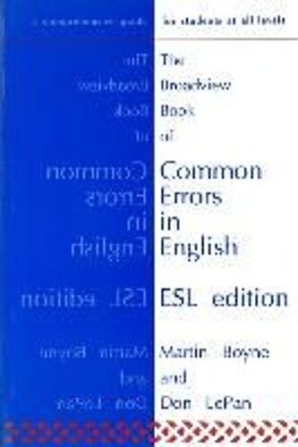The Broadview Book Of Common Errors In English  Esl Edition
