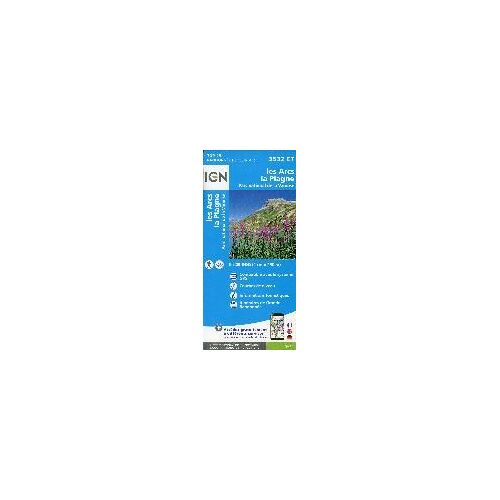 Les Arcs/La Plagne/Pn De La Vanoise (Gps) 1:25 000