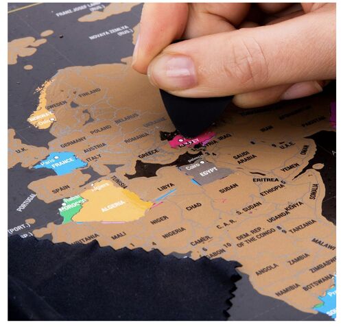 Carte À Gratter De L'angleterre Neuve