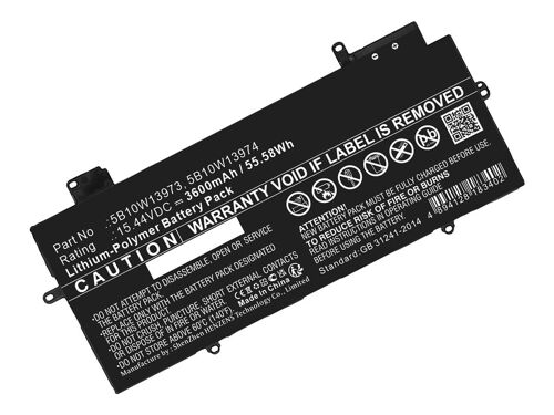 DLH - Batterie de portable (équivalent à : Lenovo L20C4P71, Lenovo L20D4P71, Lenovo L20L4P71, Lenovo L20M4P71, Lenovo 5B10W13973, Lenovo 5B10W13974, Lenovo 5B10W13975, Lenovo SB10T83216, Lenovo...