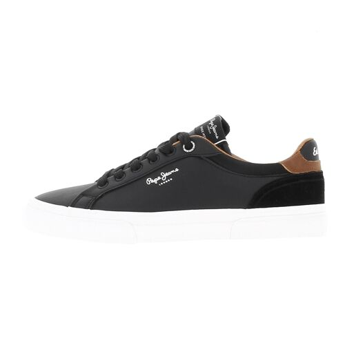 Chaussures Mode Ville Pepe Jeans Kenton Court Black Noir 2007000041505