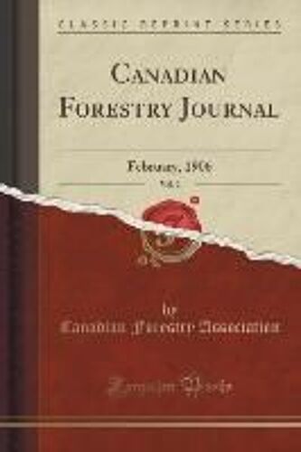 Association, C: Canadian Forestry Journal, Vol. 2