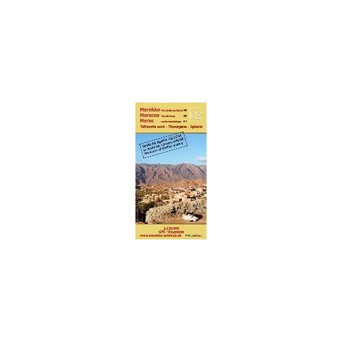 K13: Tafraoute Nord - Tizourgane - Igherm 1:120.000 Gps - Waypoints